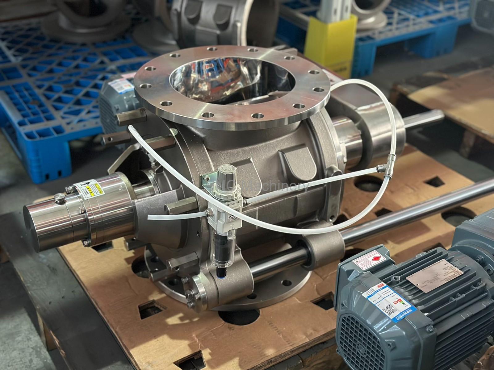 Fast clean rotary valve