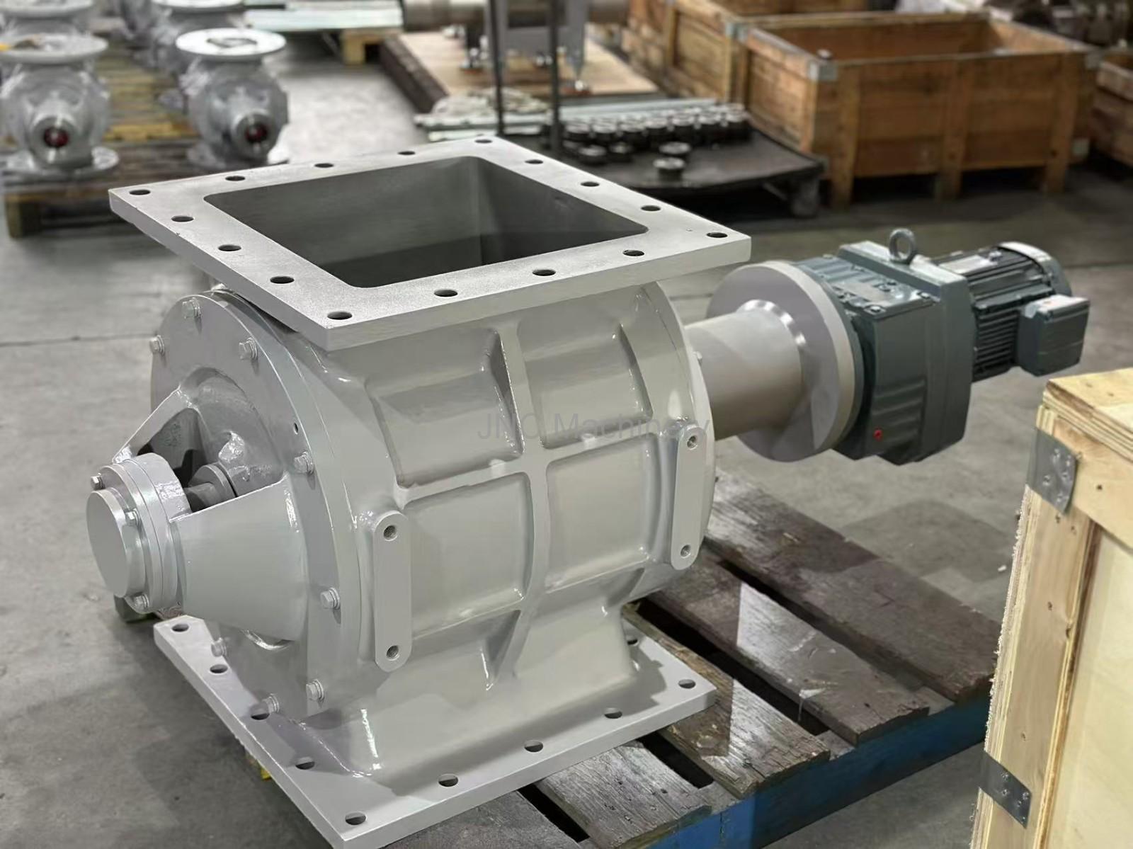 Dust control rotary valve