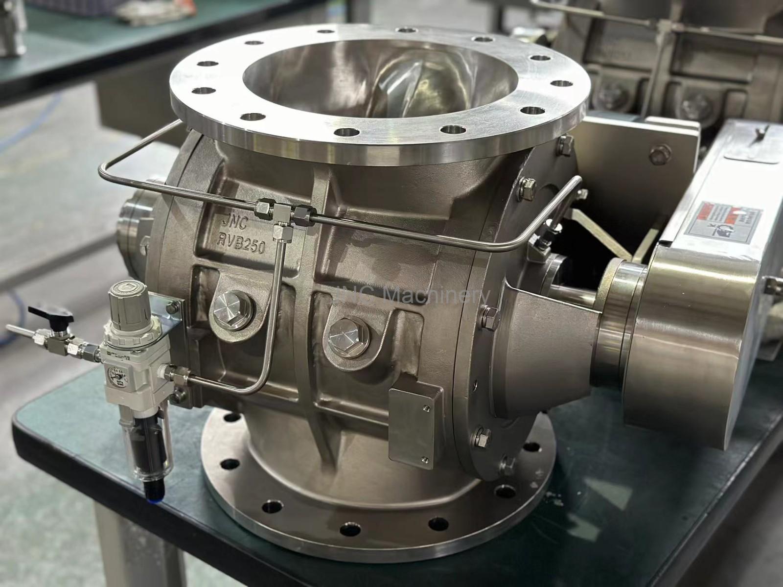 Granular rotary valve